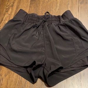 Black athletic shorts